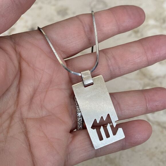 Gucci 925 Sterling Silver “Scorpio” Zodiac Pendant & Chain Unisex - Picture 10 of 16